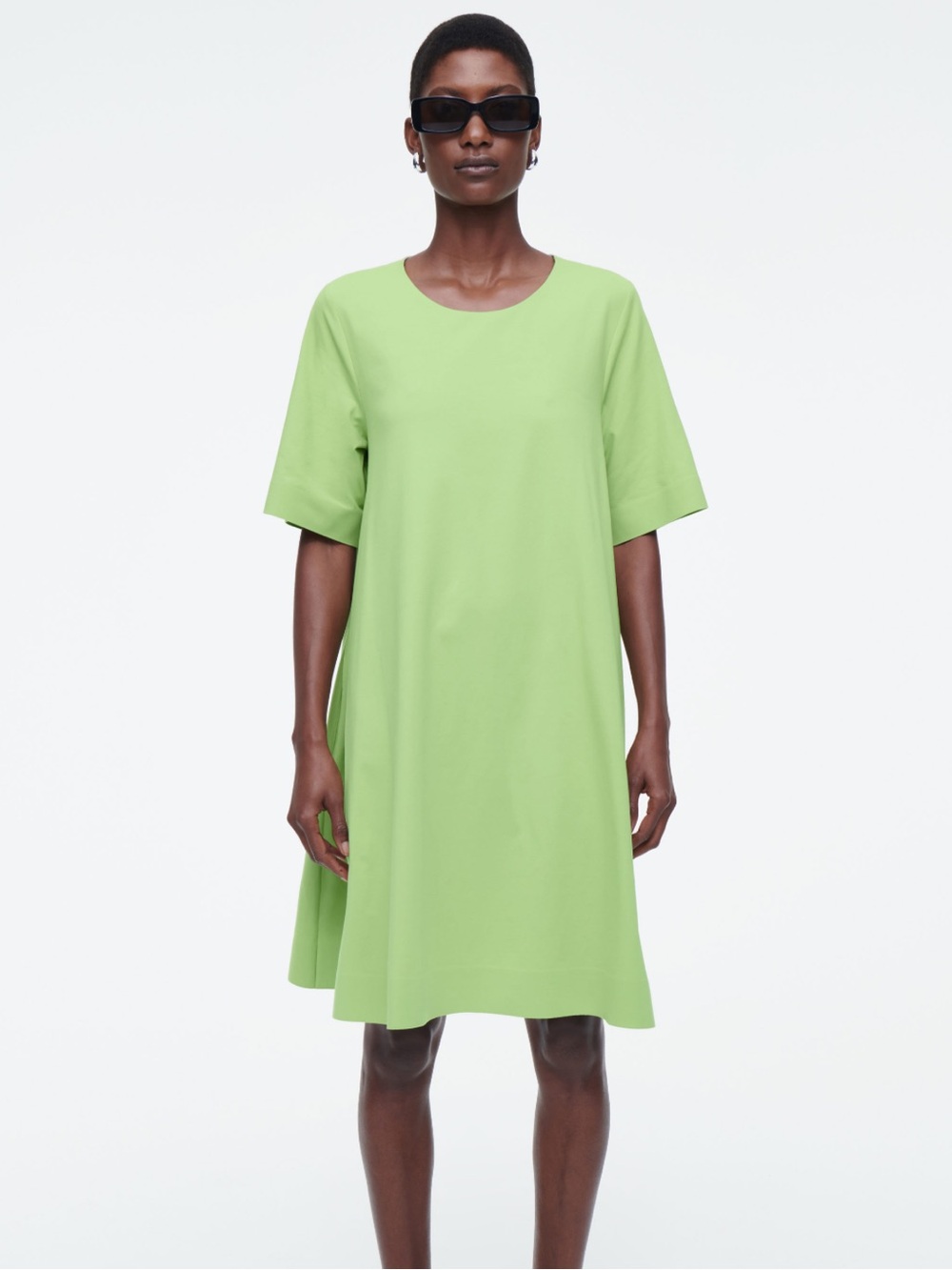 Cos FLARED MINI T-SHIRT DRESS
